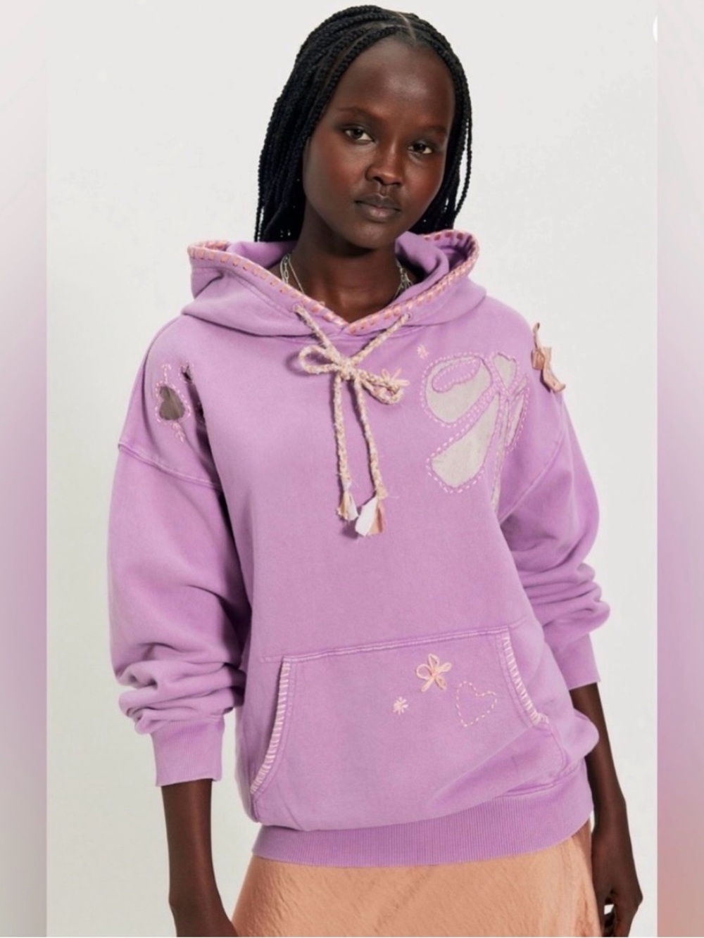 Free People Love Letter Hoodie (S)